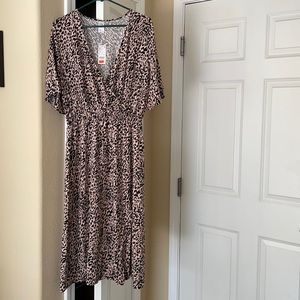 Cheetah print dress